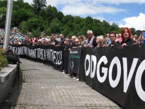 Obeležavanje godišnjice genocida u Srebrenici