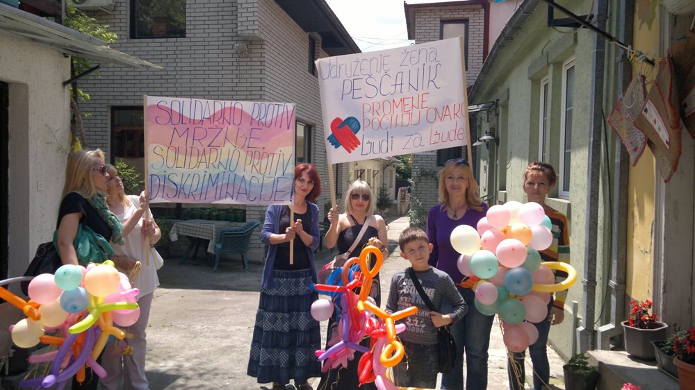 Udruzenje zena Pescanik - Srećan Dan ponosa!