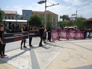 Ulična akcija Pamtimo hrabri otpor žena, 2017.