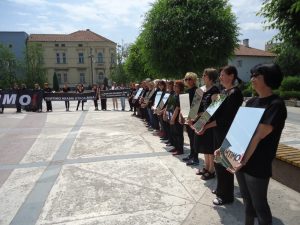 Ulična akcija Pamtimo hrabri otpor žena, 2017.