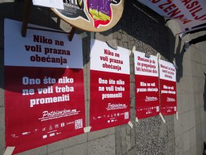 Ulična akcija – Informisanje javnosti o radu SOS telefona i postupanjima institucija u situaciji nasilja u porodici