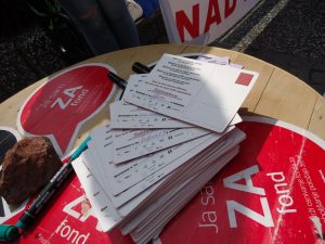 Ulična akcija – Informisanje javnosti o radu SOS telefona i postupanjima institucija u situaciji nasilja u porodici