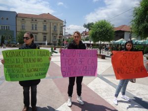 Ulična akcija „Nijedna žena manje, nijedna mrtva više!“