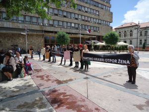 Ulična akcija „Pamtimo hrabri otpor žena“