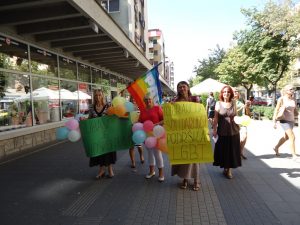 Ulična akcija podrške LGBT osobama
